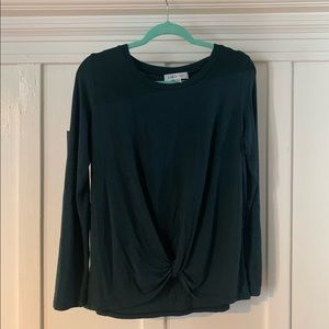 🍁 Amour Vert long sleeve modal front twist top XS